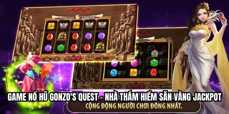 Game nổ hũ Gonzo's Quest – Nhà thám hiểm săn vàng jackpot